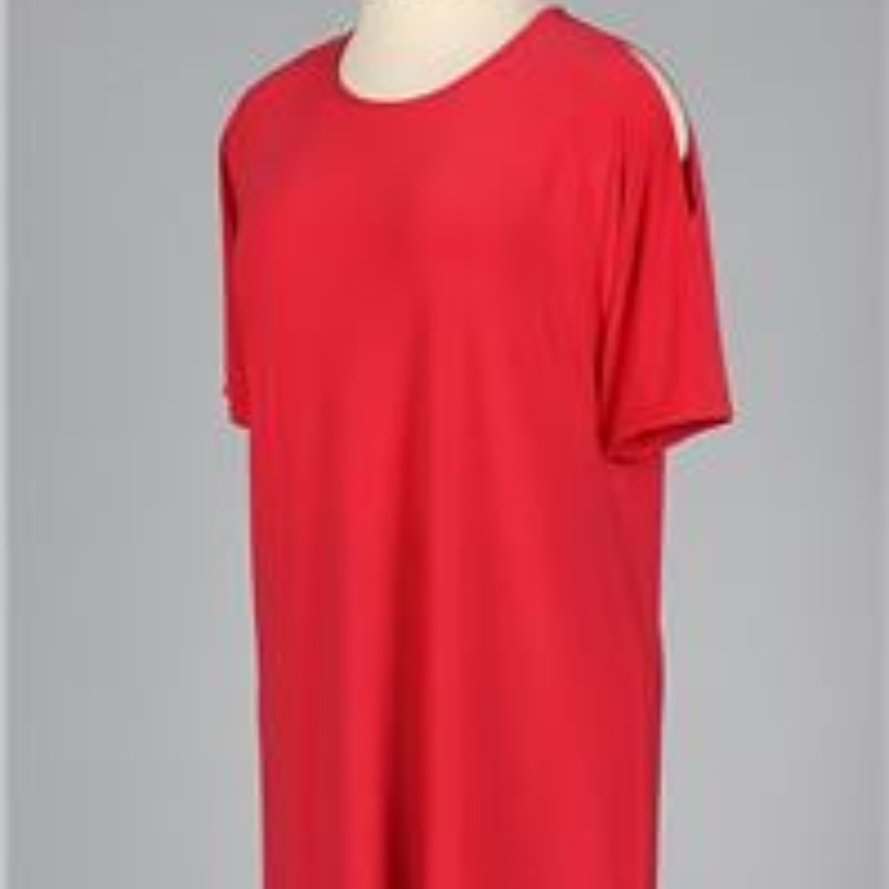 Palm Beach Red Cold Shoulder DUBLIN Tunic Dress